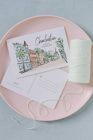 The Charleston Postcard - Sherbet Streets Collection - Essentially Charleston