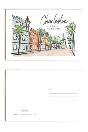 The Charleston Postcard - Sherbet Streets Collection - Essentially Charleston