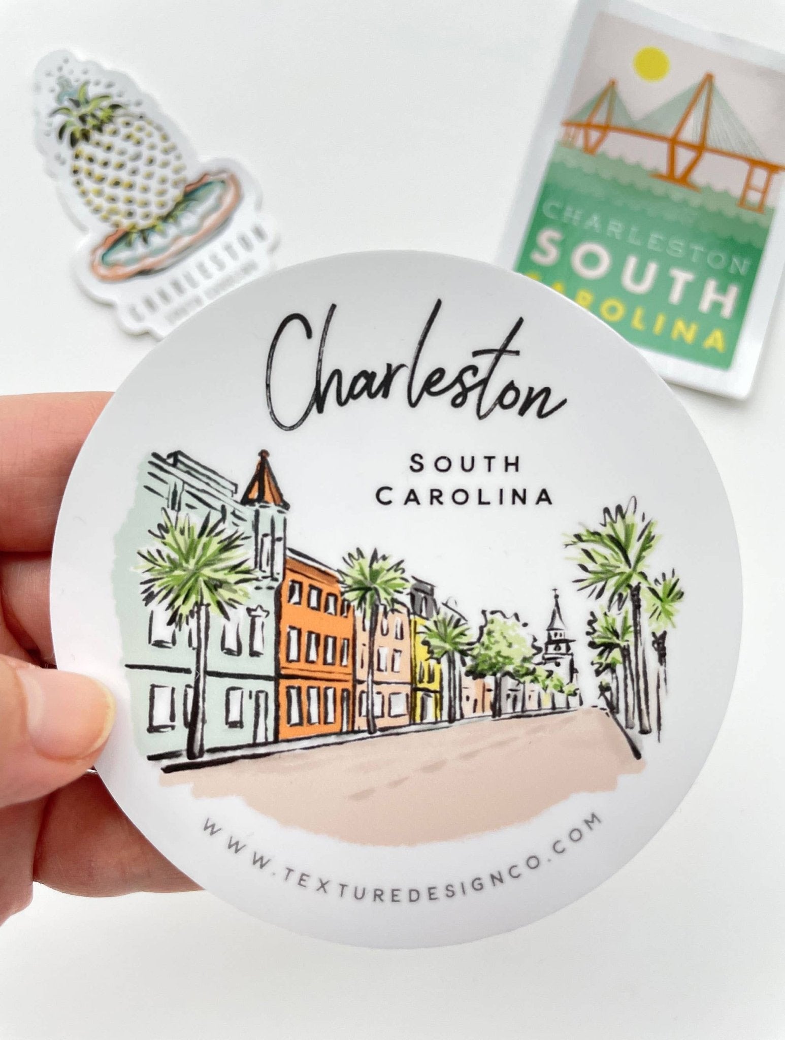 The Charleston Sticker - Sherbet Streets Collection - Essentially Charleston