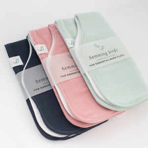 The Essential Burp Cloth: Pacific by Hemming Birds - Essentially Charleston