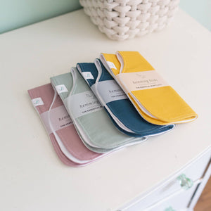 The Essential Burp Cloth: Sage by Hemming Birds - Essentially Charleston