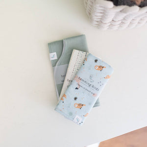 The Essential Burp Cloth: Sage by Hemming Birds - Essentially Charleston