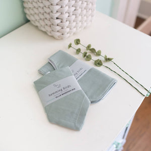 The Essential Burp Cloth: Sage by Hemming Birds - Essentially Charleston