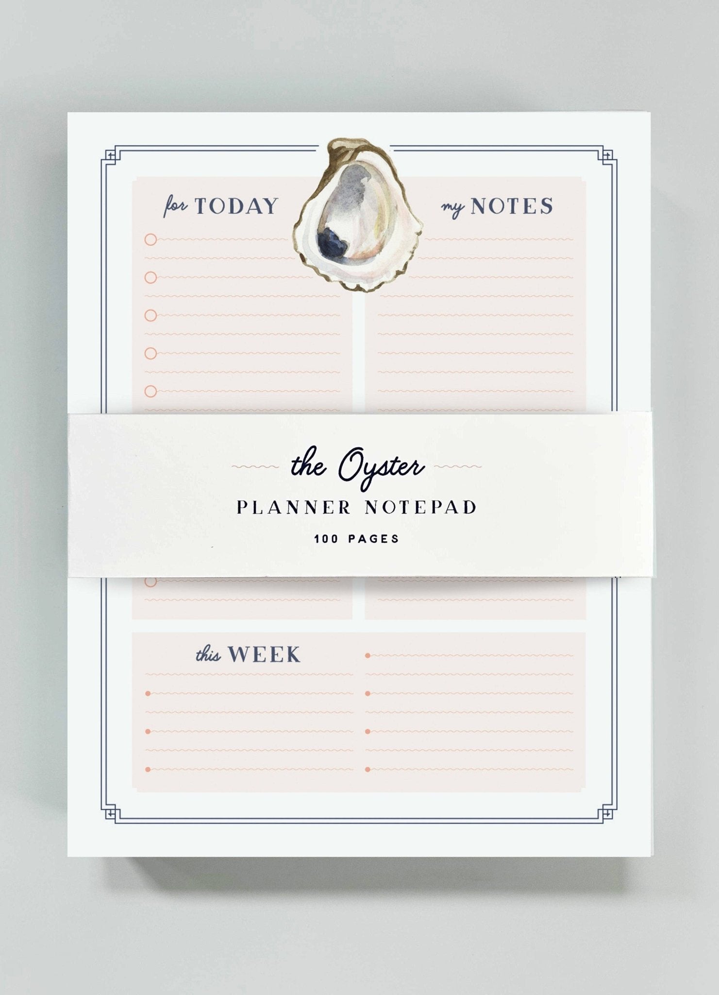 The Oyster Planner Notepad - Essentially Charleston