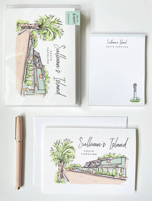 The Sullivan's Island Notepad - Sherbet Streets Collection by Texture Design - Essentially Charleston