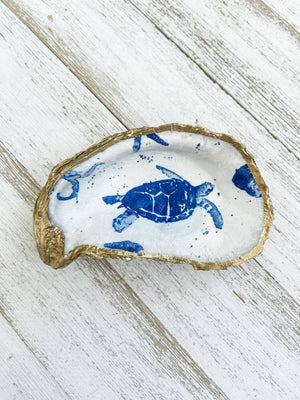 Under the Sea Oyster Shell Ring Dish - Essentially Charleston