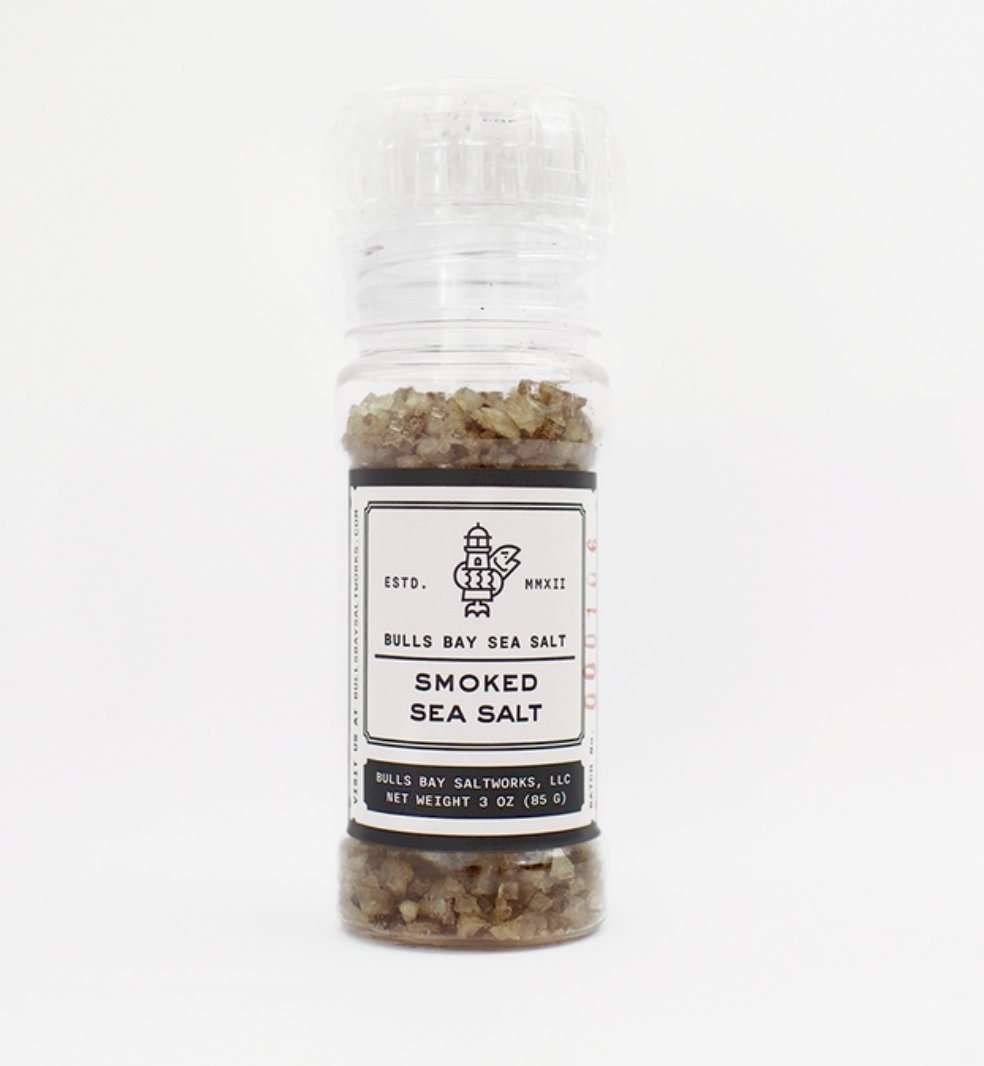 Bay Salt Bulls Bay Saltworks Smoked Sea Salt Grinder - Essentially Charleston