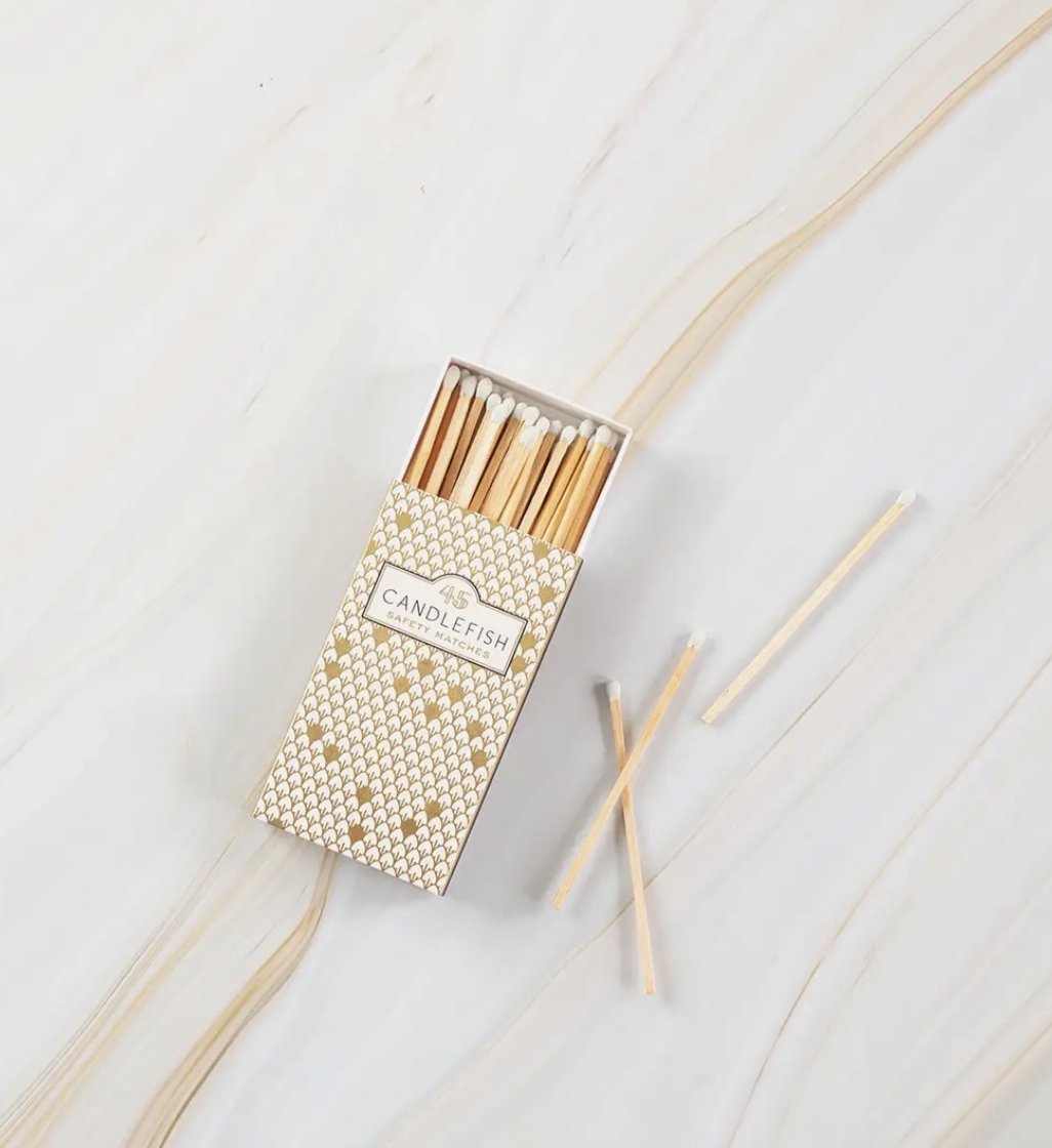 Candlefish Gold Scale Matches - Essentially Charleston