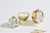 Candlefish No. 4 Gold Mercury Glass Ornament Candle 5 oz - Essentially Charleston