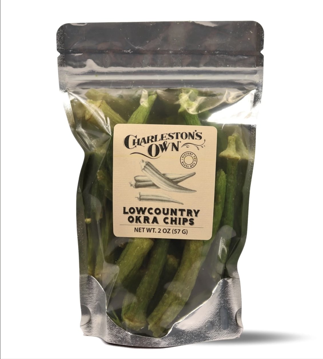 Charleston's Own Lowcountry Okra Chips - Essentially Charleston