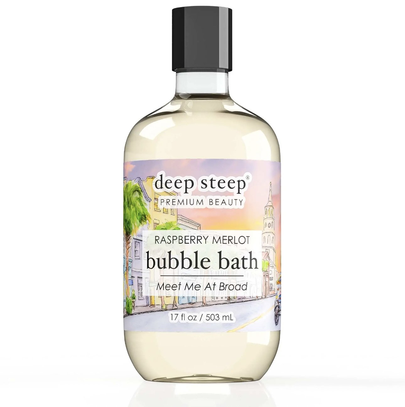 Deep Steep Charleston Collection: Meet Me at Broad Raspberry Merlot Bubble Bath - Essentially Charleston