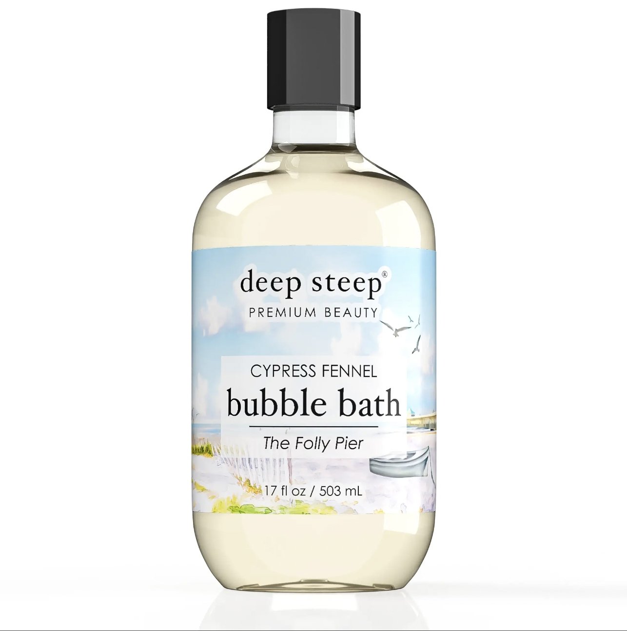 Deep Steep Charleston Collection: The Folly Pier Cypress Fennel Bubble Bath - Essentially Charleston