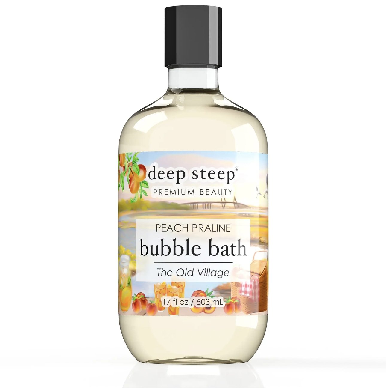Deep Steep Charleston Collection: The Old Village Peach Praline Bubble Bath - Essentially Charleston