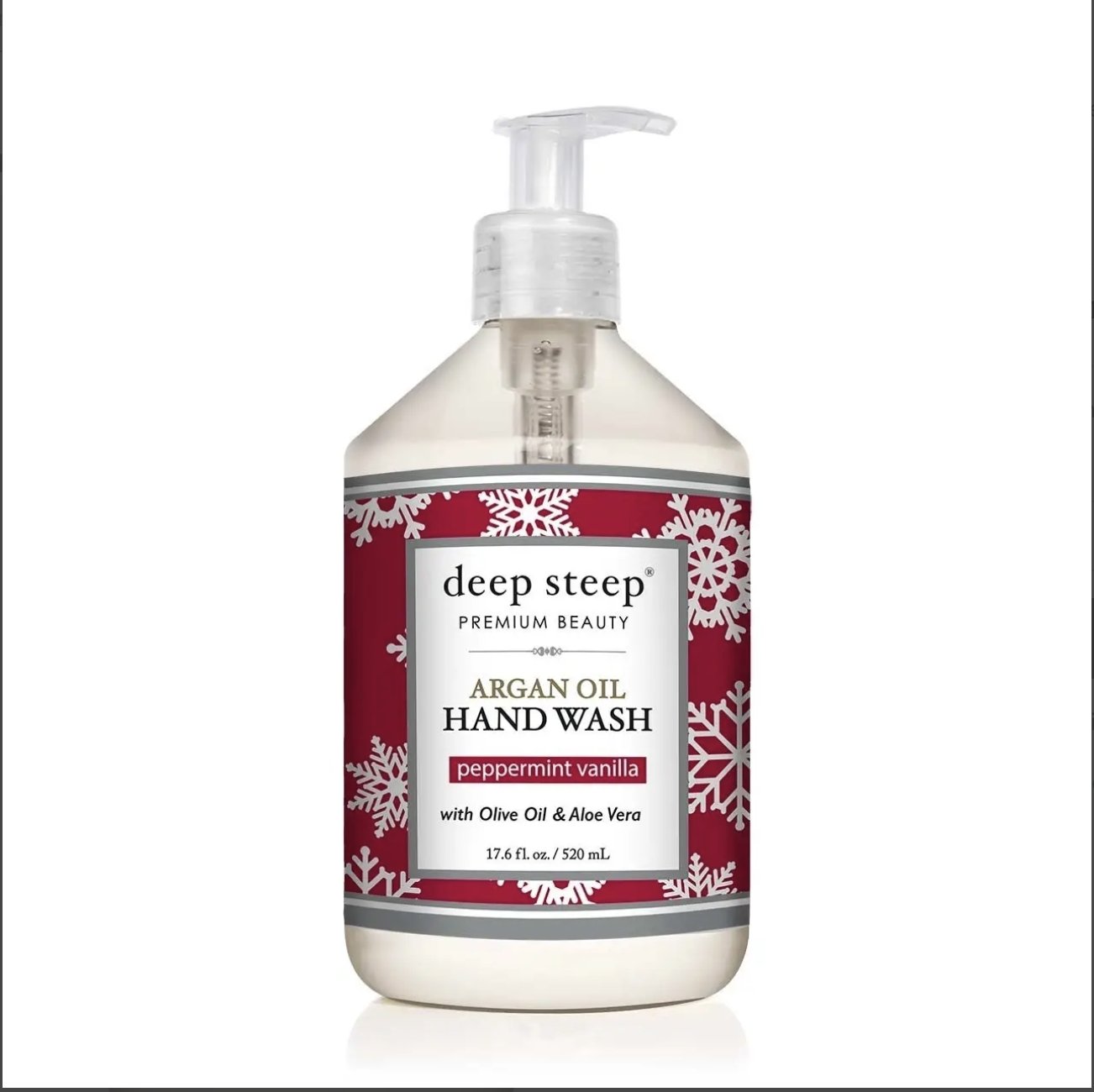 Deep Steep Peppermint Vanilla Argan Oil Liquid Hand Wash - Essentially Charleston