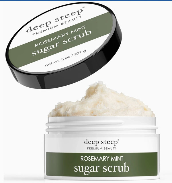 Deep Steep Rosemary Mint Sugar Scrub - Essentially Charleston