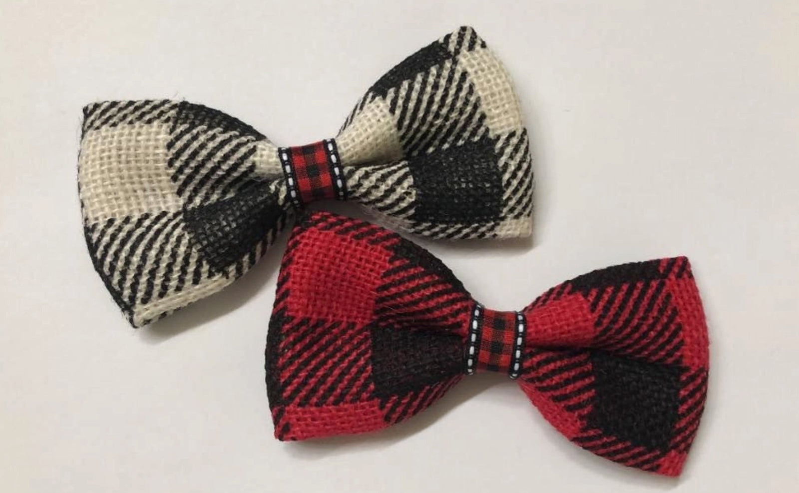 Dog Bow Ties: Checkered Plaid - Essentially Charleston