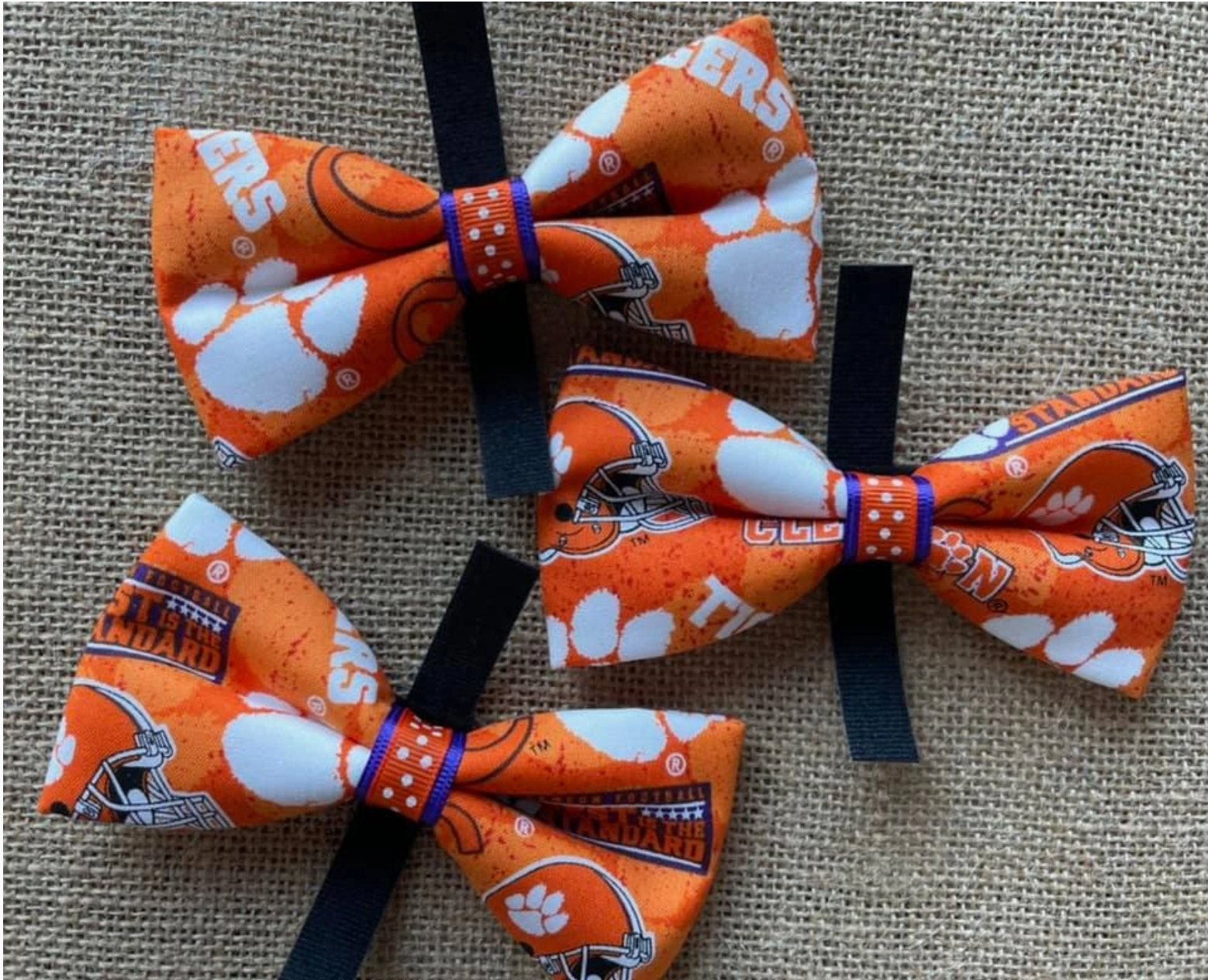 Dog Bow Ties: Clemson Football - Essentially Charleston