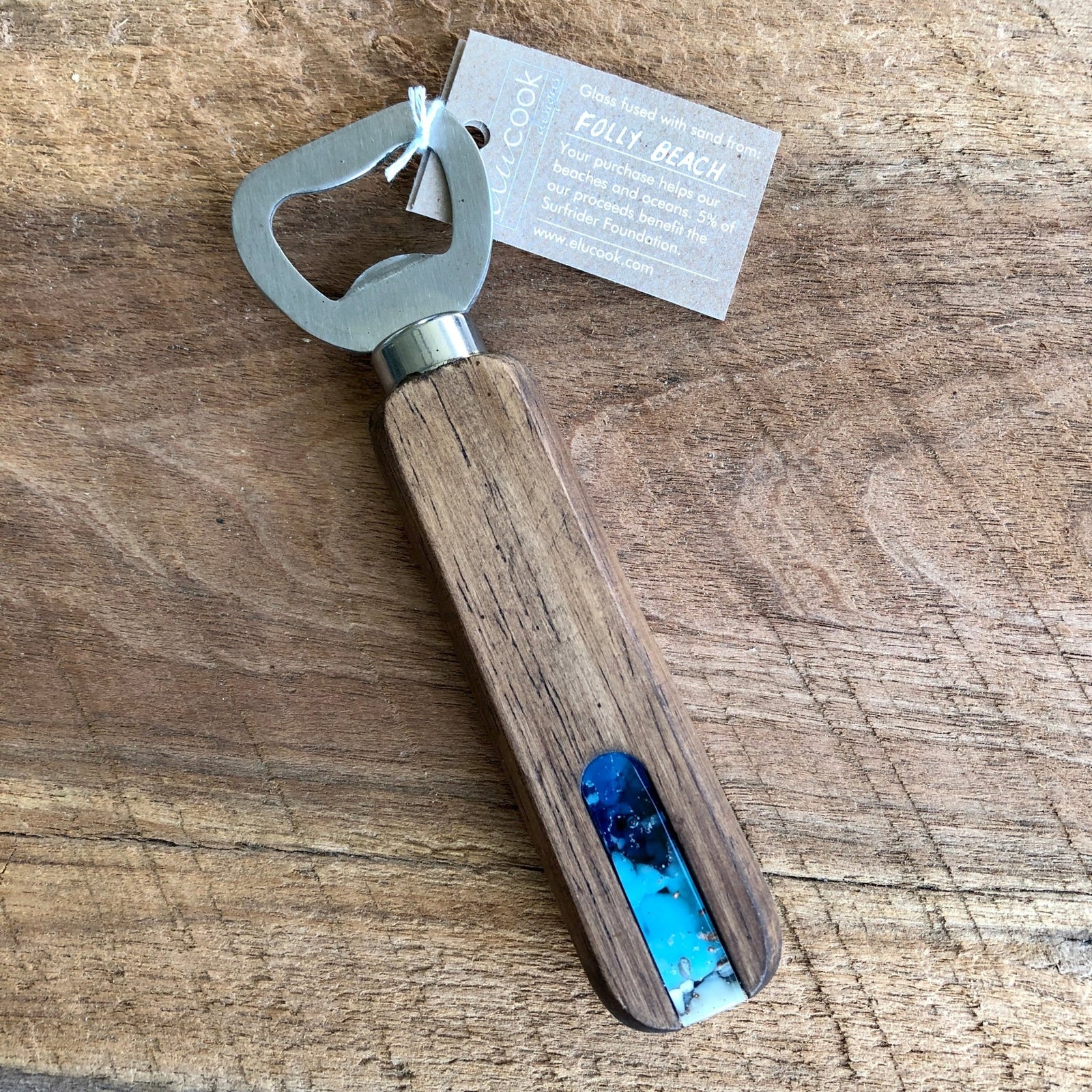 eluCook Designs Folly Beach Bottle Opener - Essentially Charleston