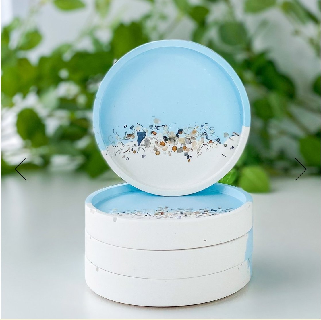 Gracie J. Home Coastal Coasters - Essentially Charleston