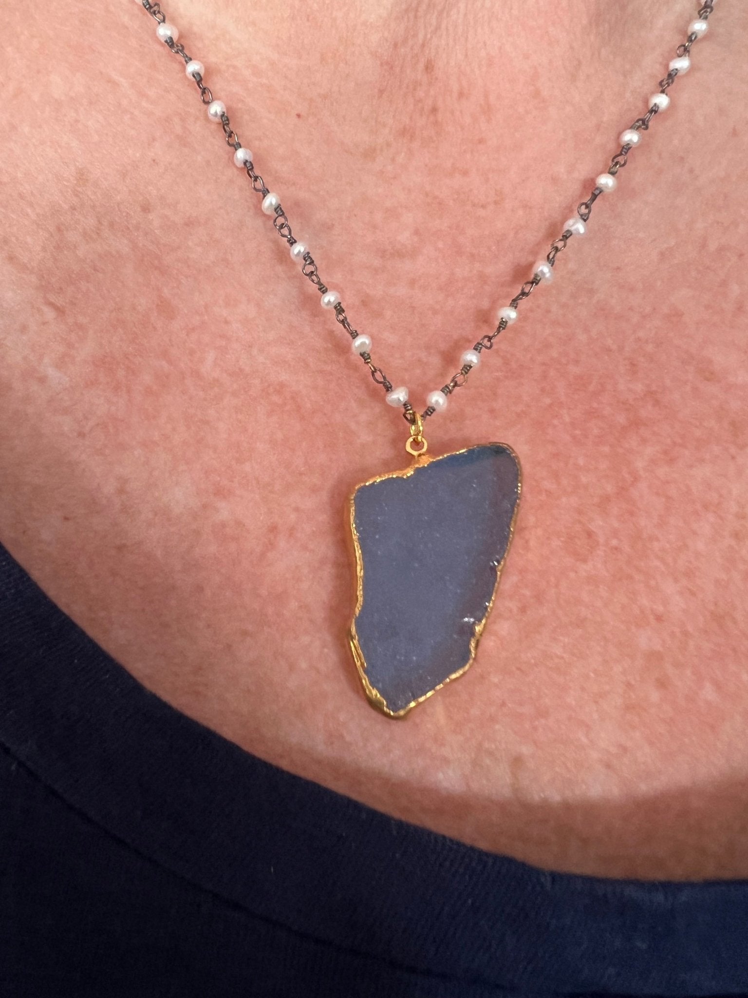 Grit & Grace Moxie Sea Glass Necklace - Essentially Charleston