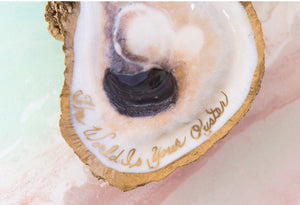 Grit & Grace "The World is Your Oyster" Ring Dish - Essentially Charleston