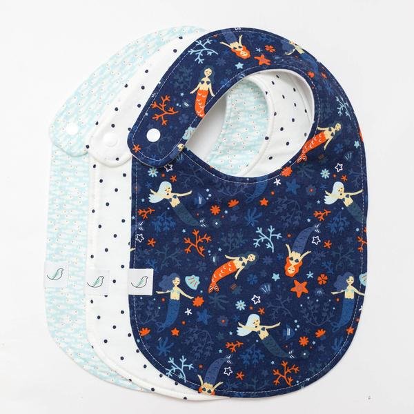 Hemming Birds Charlie Bib Set of 3 (Out to Sea) - Essentially Charleston