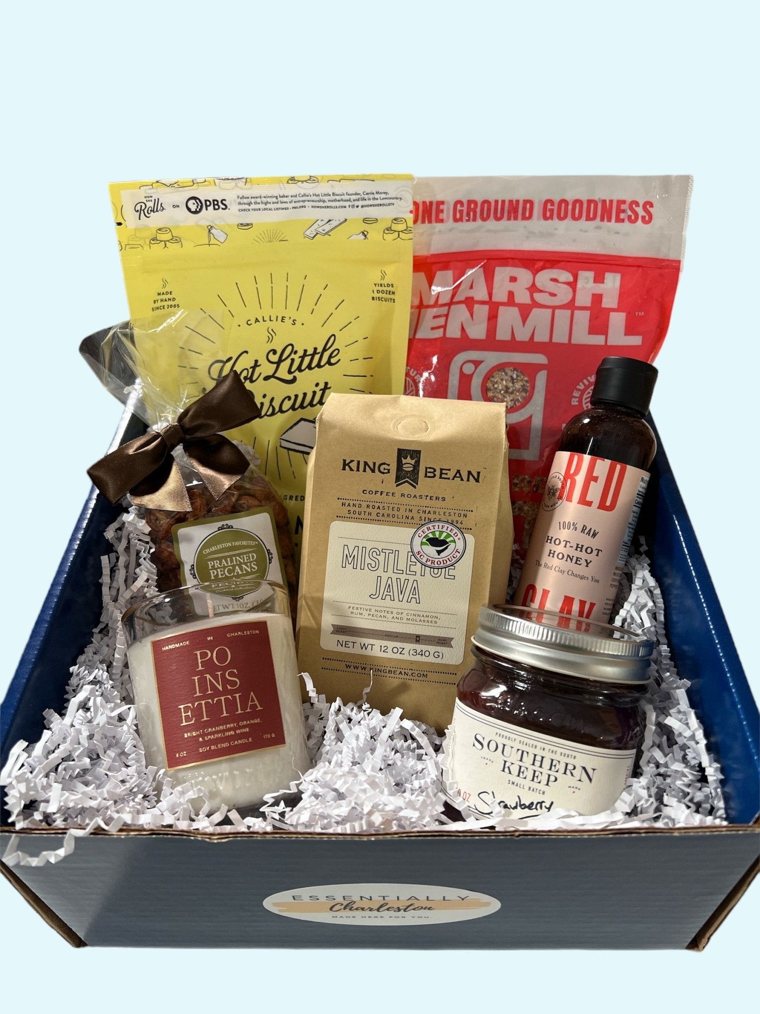 Holy City Holiday Breakfast Gift Box (large) - Essentially Charleston