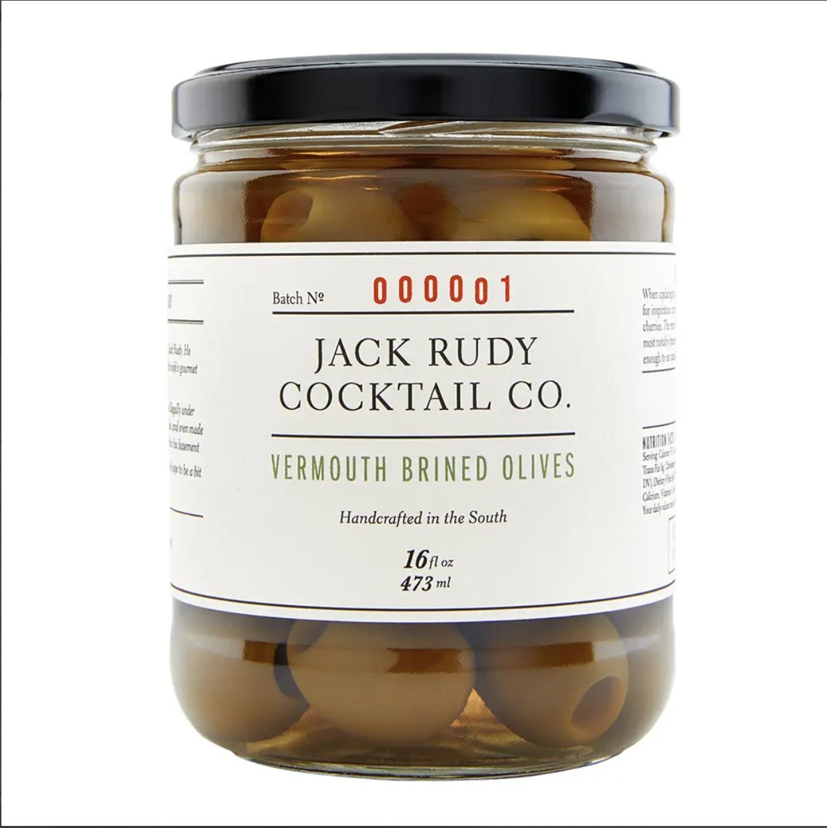 Jack Rudy Vermouth Olives - Essentially Charleston