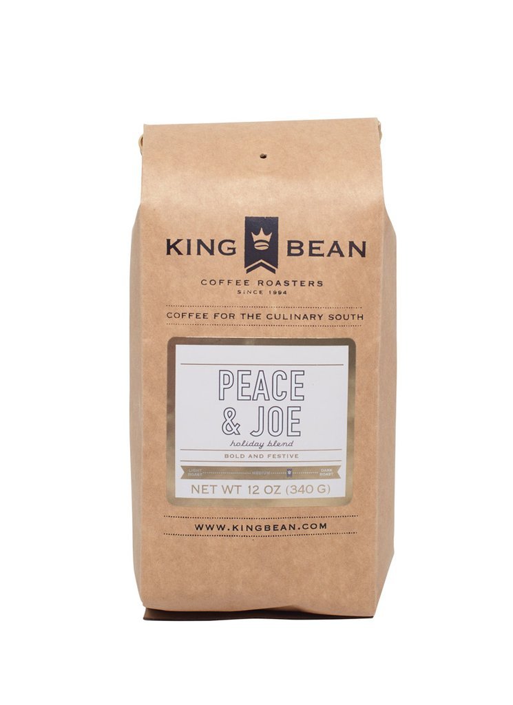 King Bean Coffee Roasters Peace & Joe Holiday Blend - Essentially Charleston