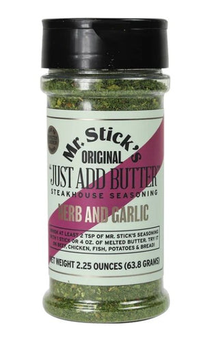 Mr. Stick's Original "Just Add Butter" Steakhouse Seasoning - Essentially Charleston