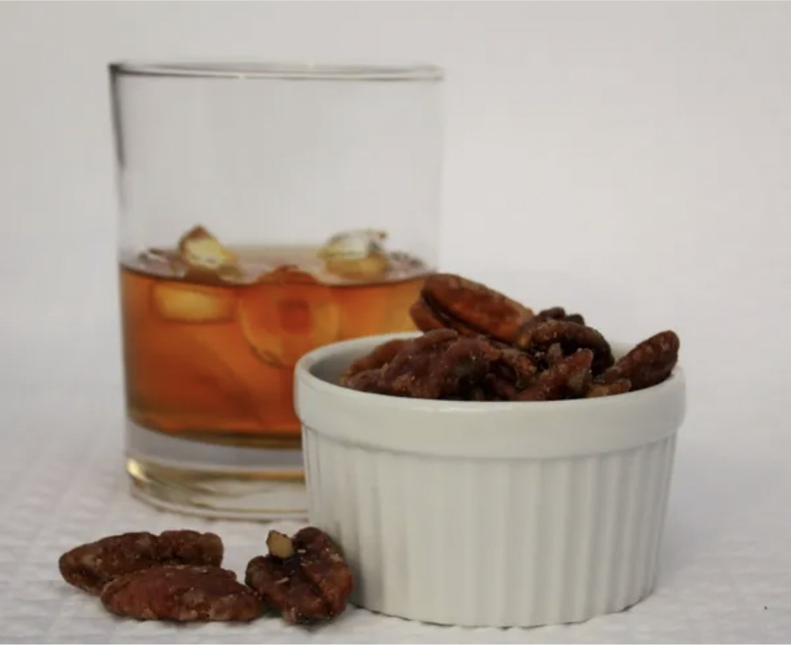 Nanna's Nuts: Bourbon Bacon Pecans - Essentially Charleston