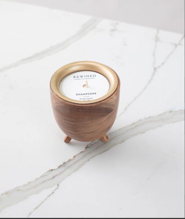 Rewined Candle Co. Champagne Barrel Aged Essentially Charleston