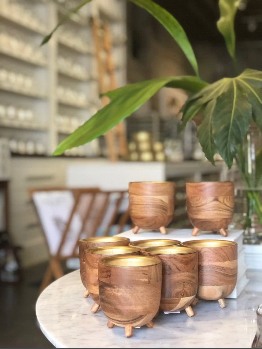 Rewined candles deals wood