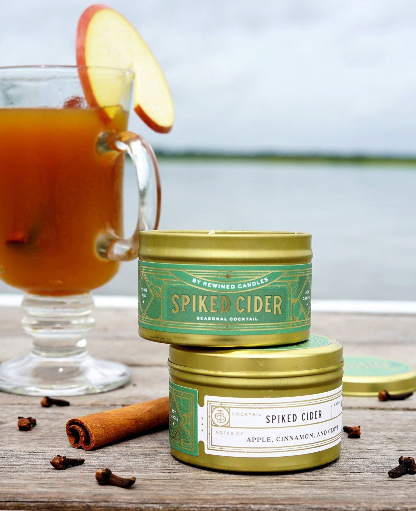 Rewined Candle Co. Spiked Cider Travel Tin - Essentially Charleston