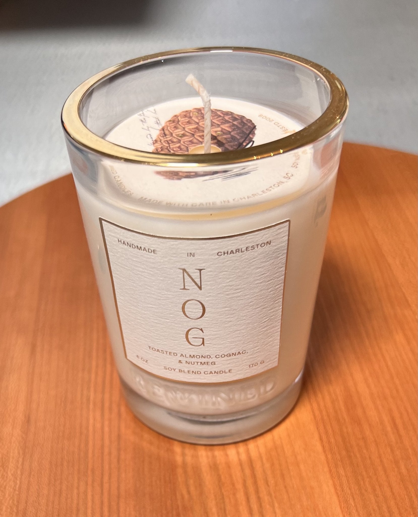 Rewined Nog Limited-Edition Holiday Candle - Essentially Charleston