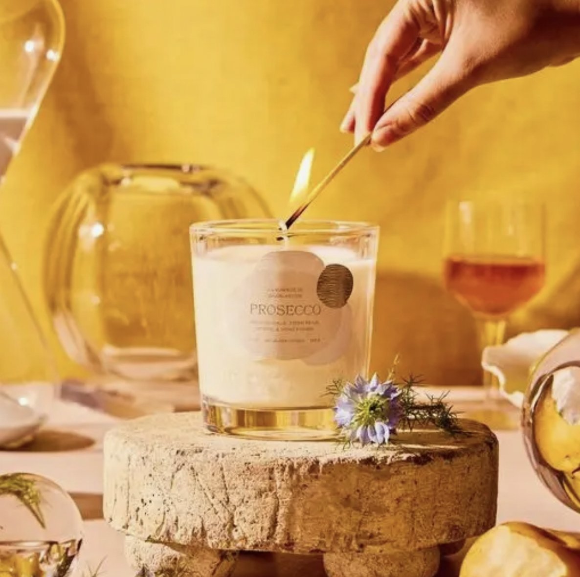 Rewined Prosecco Candle (6 oz) - Essentially Charleston