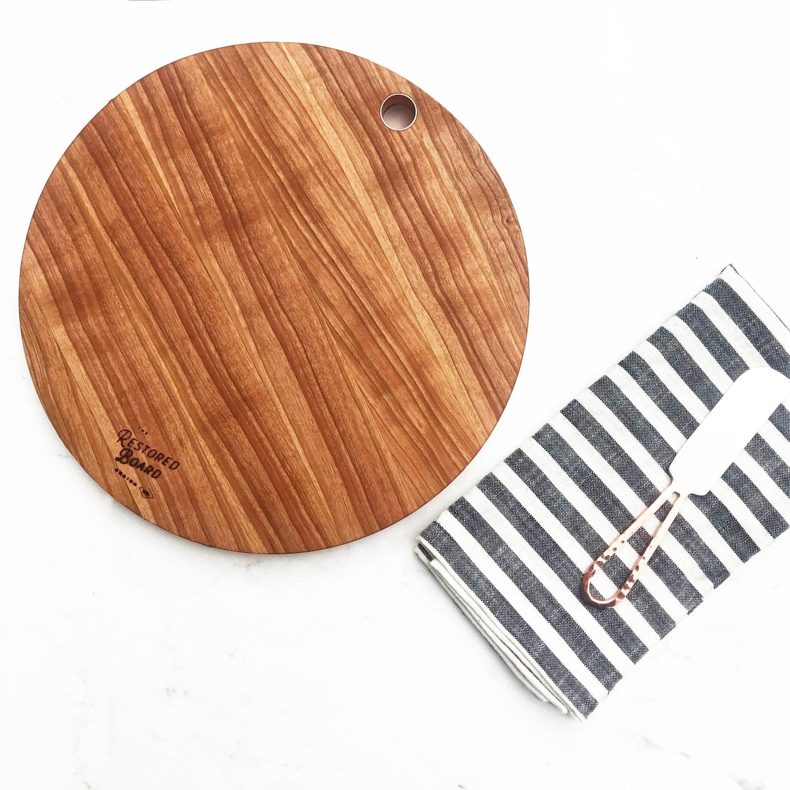 The Restored Board "Copper" Round Cherry Medium Board - Essentially Charleston